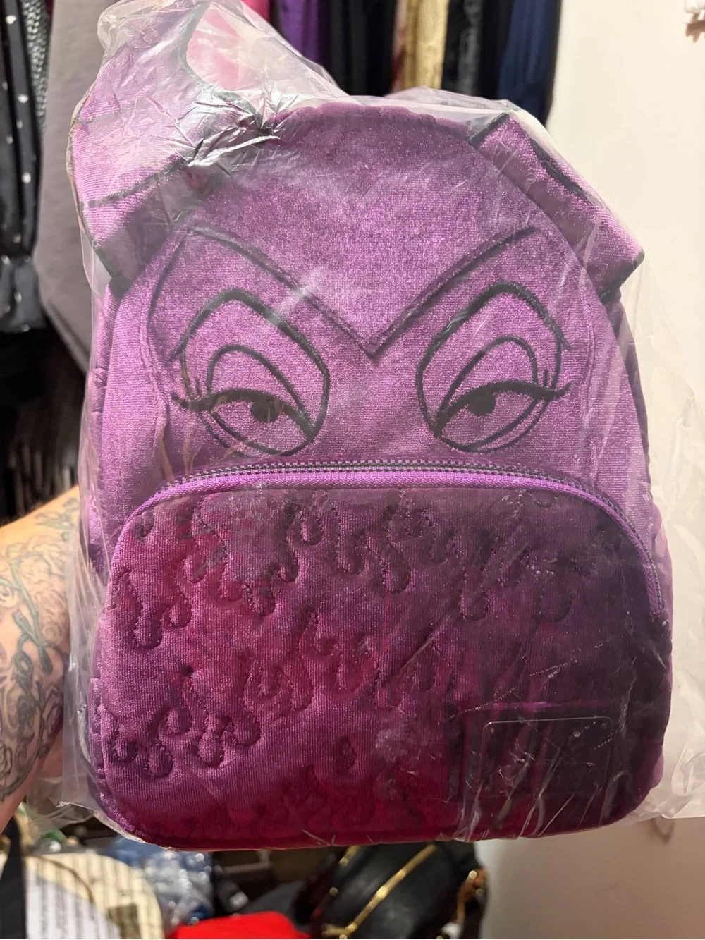 Loungefly Purple Mali Mini Backpack